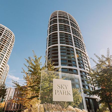 Skau Blue Residence In Sky Park 21 Floor 2 Tower Panoramic View Free Parking Μπρατισλάβα Εξωτερικό φωτογραφία