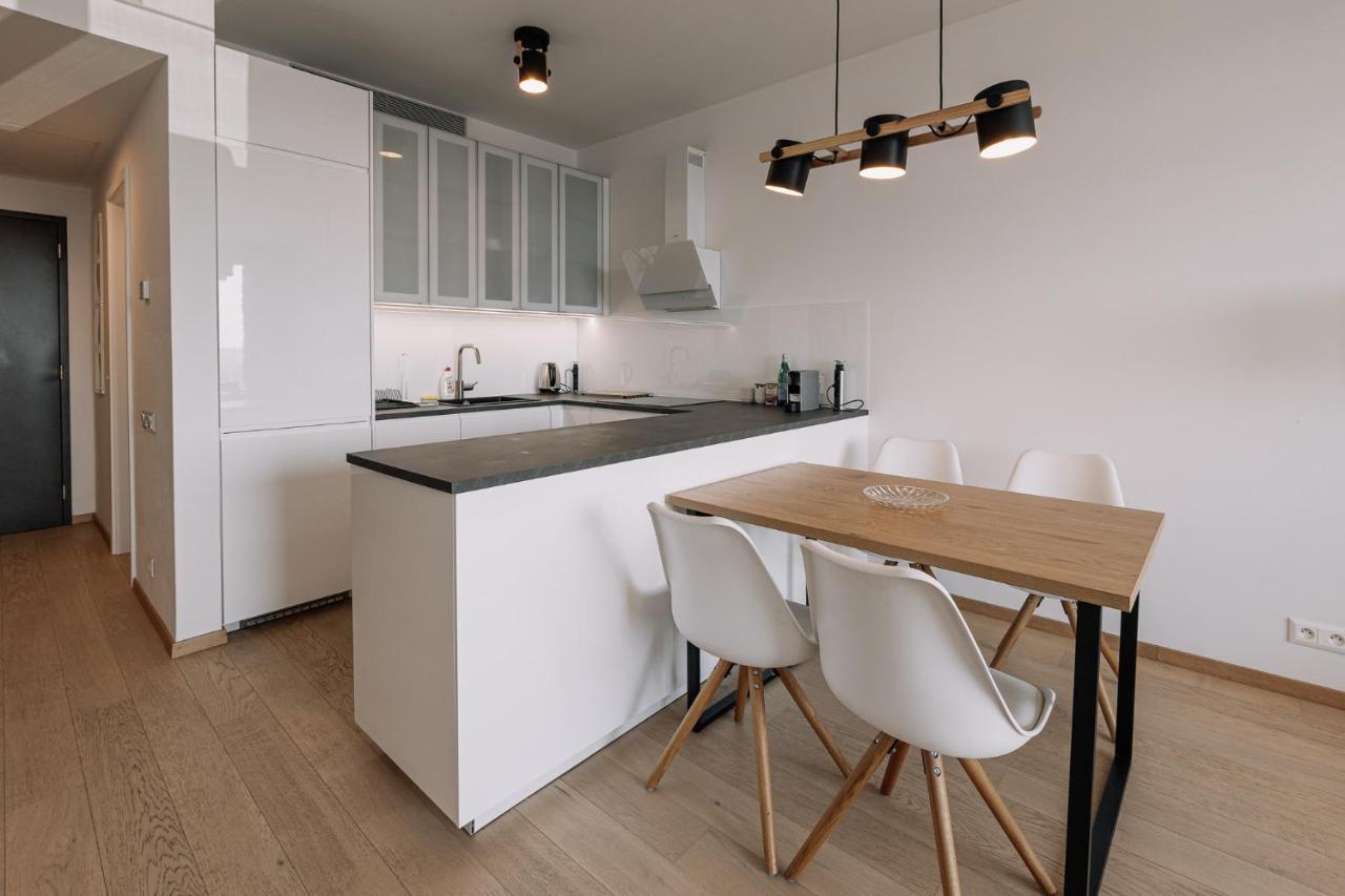 Skau Blue Residence In Sky Park 21 Floor 2 Tower Panoramic View Free Parking Μπρατισλάβα Εξωτερικό φωτογραφία