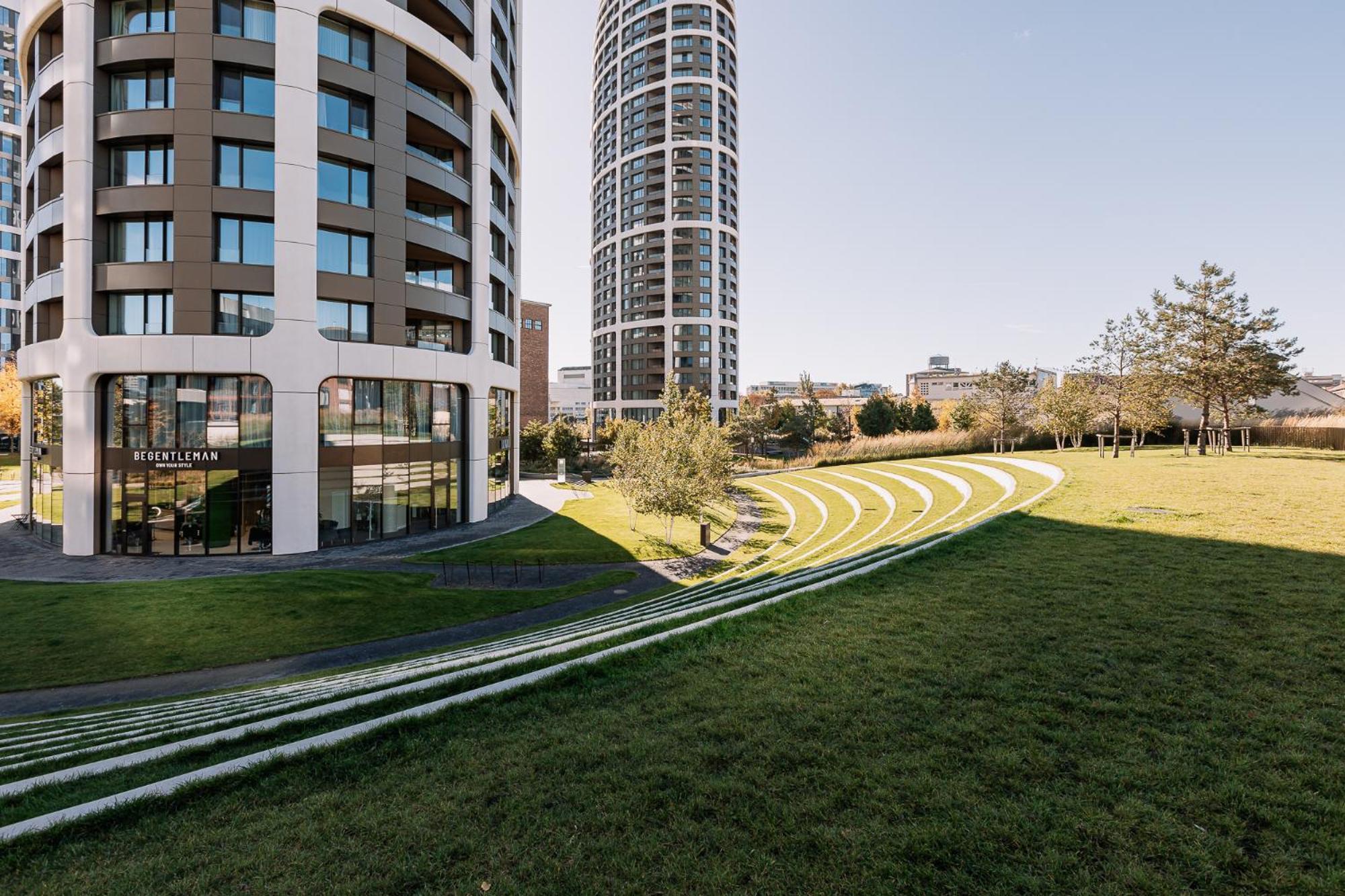 Skau Blue Residence In Sky Park 21 Floor 2 Tower Panoramic View Free Parking Μπρατισλάβα Εξωτερικό φωτογραφία