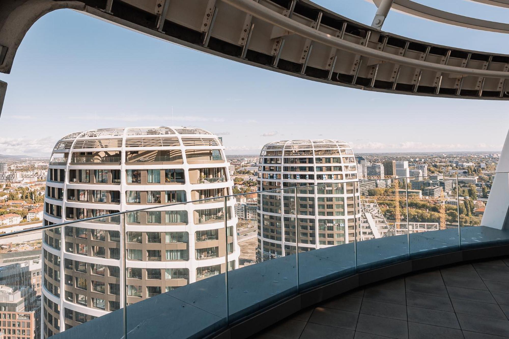 Skau Blue Residence In Sky Park 21 Floor 2 Tower Panoramic View Free Parking Μπρατισλάβα Εξωτερικό φωτογραφία